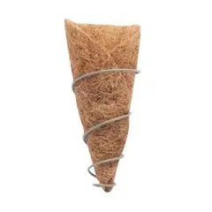 Coquim - Vaso Pendente Fibra de Coco Parede Médio 26x17x30cm