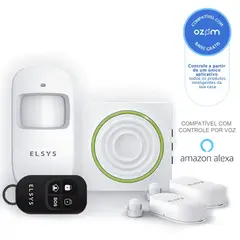 Elsys - Kit de Alarme Wi-Fi com Sensores sem Fio ESA-KW1080