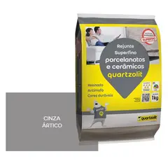 Quartzolit - Rejunte para Porcelanatos e Cerâmicas Cinza Ártico 5kg