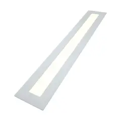 Luminatti - Luminária Painel LED Retangular de Embutir 20W 6000K 127/220V 10X60mm
