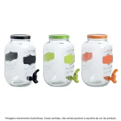 Just Home Collection - Suqueira de Vidro 3,3 Litros Sortida