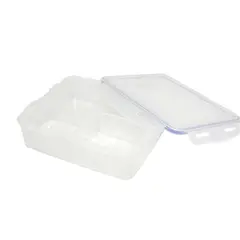 Casa Bonita - Pote Clip 1,6L Quadrado Transparente