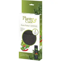 Plante e Cuide - Horta Vertical em Feltro 2 Nichos