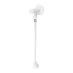 Blukit - Válvula para Mictório Temporizada com Canopla e Flexível Branca