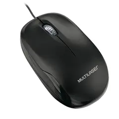 undefined - MOUSE OPTICO COM FIO PRETO