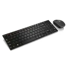 undefined - TECLADO E MOUSE S/FIO 2,4GHZ SLIM USB PR