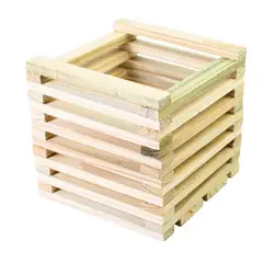 Supermax - Cachepot em Madeira para Jardim Vertical 17x17x17