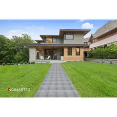 Cimartex - Piso Cimentício Quadros Cinza 20x20cm Am 0,40m²