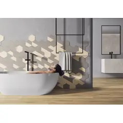 Portinari - Porcelanato Retificado Viol Dec Bw Mt Pe 29,1X117cm Caixa 1,36m²