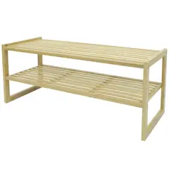 Just Home Collection - Sapateira Bambu Empilhavel 4 Níveis