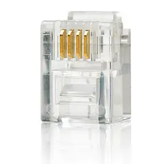 undefined - Conector Rj11 6P4C com 10 Peças