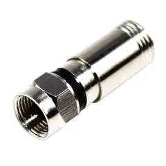 undefined - Conector F Compressao Rg59 com 4 Peças
