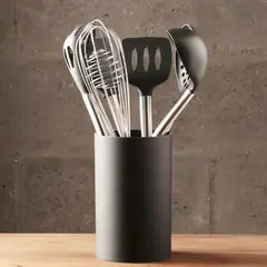 Just Home Collection - Conjunto Utensilios de Cozinha Nylon