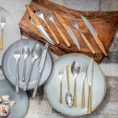 Just Home Collection - Conjunto 12 Peças Facas e Garfos