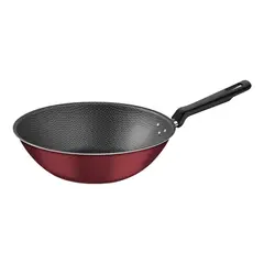 Tramontina - Panela Wok Alumínio 28cm sem Tampa Loreto Vermelho