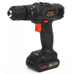 Bauker - Furadeira Parafusadeira 3/8" 12V 127V Preto