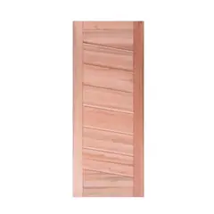 Esel - Janela Veneziana Guilhotina Quadriculada Madeira Eucalipto Natural 2 Folhas Central 120x150x12cm Pop