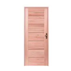 Esel - Porta Montada de Giro Madeira Macica Eucalipto Natural Direita 213x74,5x12cm BBB-R