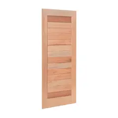 Esel - Folha de Porta Madeira Macica Eucalipto Natural 210x92x3,1cm Ripada