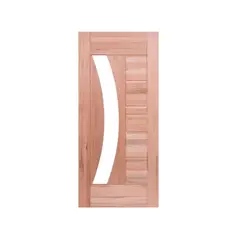 Esel - Folha de Porta Madeira Macica Eucalipto Natural 210x92x3,1cm BBR-Visor