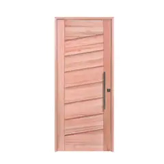 Esel - Porta Montada Pivotante Madeira Macica Eucalipto Natural Esquerda 214x117x14cm BBB-R