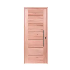Esel - Porta Montada Pivotante Madeira Macica Eucalipto Natural Direita 214x107x14cm BBB-R