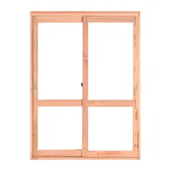 Esel - Porta de Correr Madeira Eucalipto Natural 2 Folhas Móveis 216x120x12cm Gold