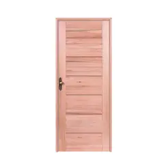 Esel - Porta Montada de Giro Madeira Macica Eucalipto Natural Direita 213x84,5x12cm BBB-R