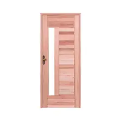 Esel - Porta Montada de Giro Madeira Macica Eucalipto Natural Esquerda 213x74,5x12cm BBR-Visor