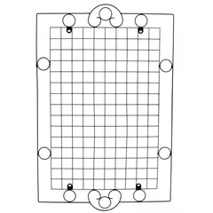 Alambre - Painel Jardim Vertical Planta Viva 100X76 cm preto