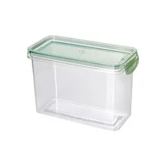 Plasutil - Porta Mantimento Trava Mais Retangular Cristal 1,9L