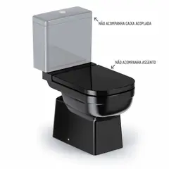 Celite - Vaso Sanitário para Caixa Acoplada Elite Preto