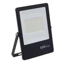 Gaya - Refletor Slin Preto 6500K 50W Biv IP65