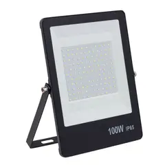 Gaya - Refletor Slin Preto 6500k 100w Biv IP65