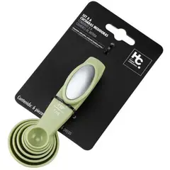 Just Home Collection - Conjunto de 6 Colheres de Medida em Polipropileno