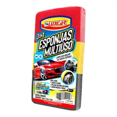 Luxcar - Kit 3 Em 1 Esponjas Multiuso