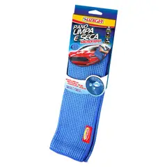 Luxcar - Pano Limpa E Seca Microfibra Vidros E Lataria