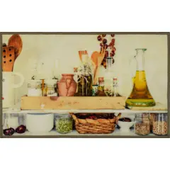 Just Home Collection - Tapete de Cozinha Mix Azeite