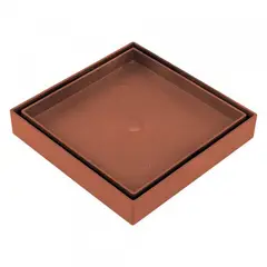 Gemell - Ralo Plástico Ocúlto 15x15 Marrom
