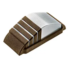 Dital - Arandela Linha Face 1 Lâmpada E27 294 9,5x12,5x28cm Polipropileno Marrom