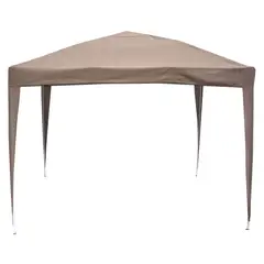 Just Home Collection - Gazebo Dobrável 247x300x300cm Marrom