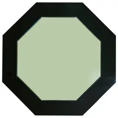 Reduna - Espelho Mandala Octag Borda 50cm Preto