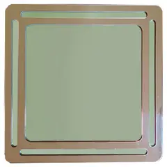 Reduna - Espelho Mandala Qdo Filete 50cm Rose