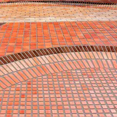 Eurogres - Lajota 11,5X24 Terracota Corrugada