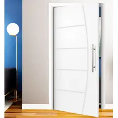 Abrilar - Kit Pivotante Frisado Ps03 Mdp Solido Acabado Branco 210X100 Lado Esquerdo