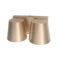 Artline - Arandela Vaso 2 Lampadas, Cobre, 60W