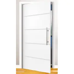 Abrilar - Kit Pivotante Frisado Ps02 Mdp Solido Acabado Branco 210X100 Lado Esquerdo