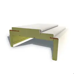 Abrilar - Jogo de Batente Com Guarnição Regulavel de 10 Até 16cm Branco