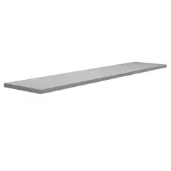 Multivisão - Prateleira de Madeira MDP Branca Com Suporte Invisivel 80x20x1,5cm