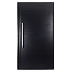 Esquadrisul - Porta Pivotante Alumínio Preto Direita 220x100x8,6cm Topsul